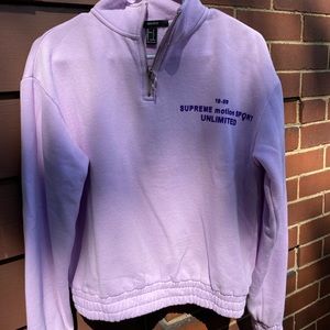 Lavender quarter zip